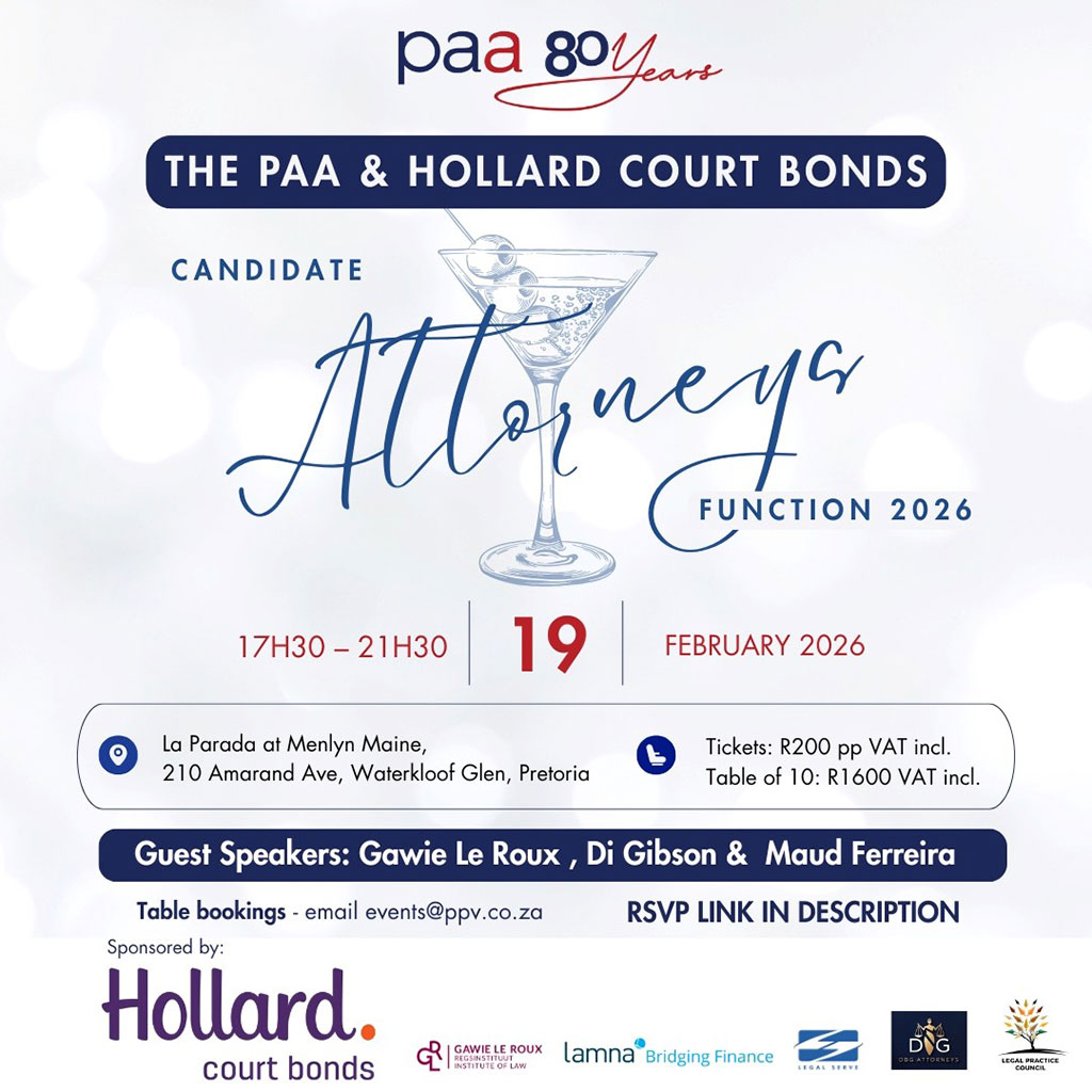 PAA Candidate Attorneys Function 2026 Invitation