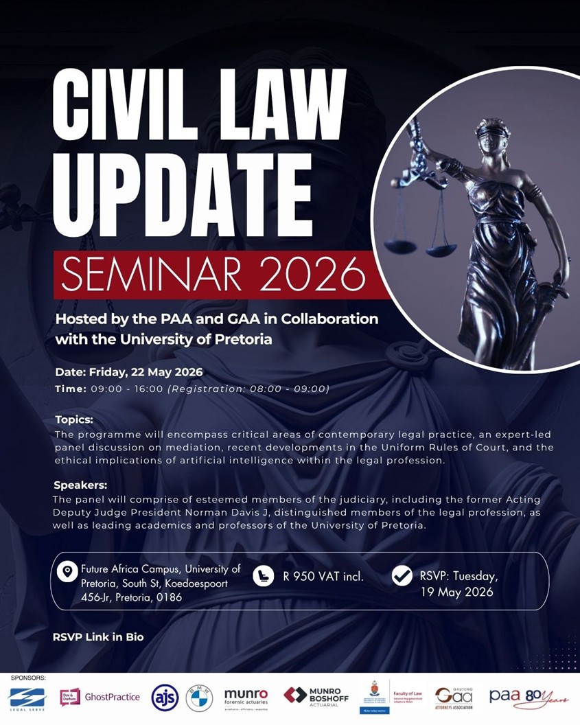 Civil Law Update Seminar 2026 Poster