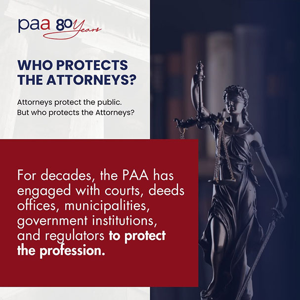 The Pretoria Attorneys Association celebrating 80 years of service to the Legal Profession. The Pretoria Attorneys Association celebrating 80 years of service to the Legal Profession.