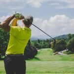 Man playing Golf